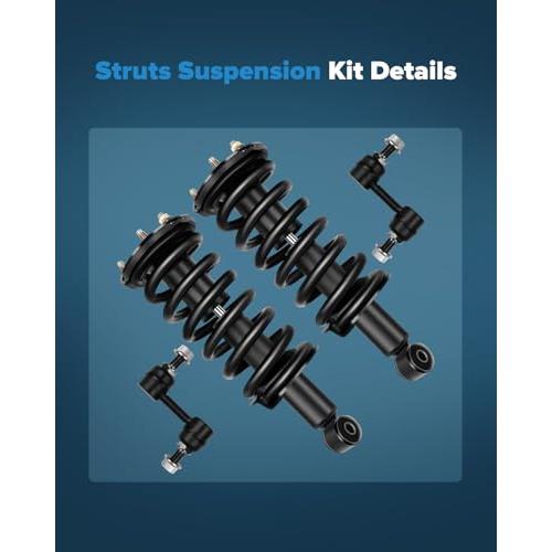 TFGCSG Struts Front Strut Spring Assembly Stabilizer Bar Link Fi 並行輸入品の画像
