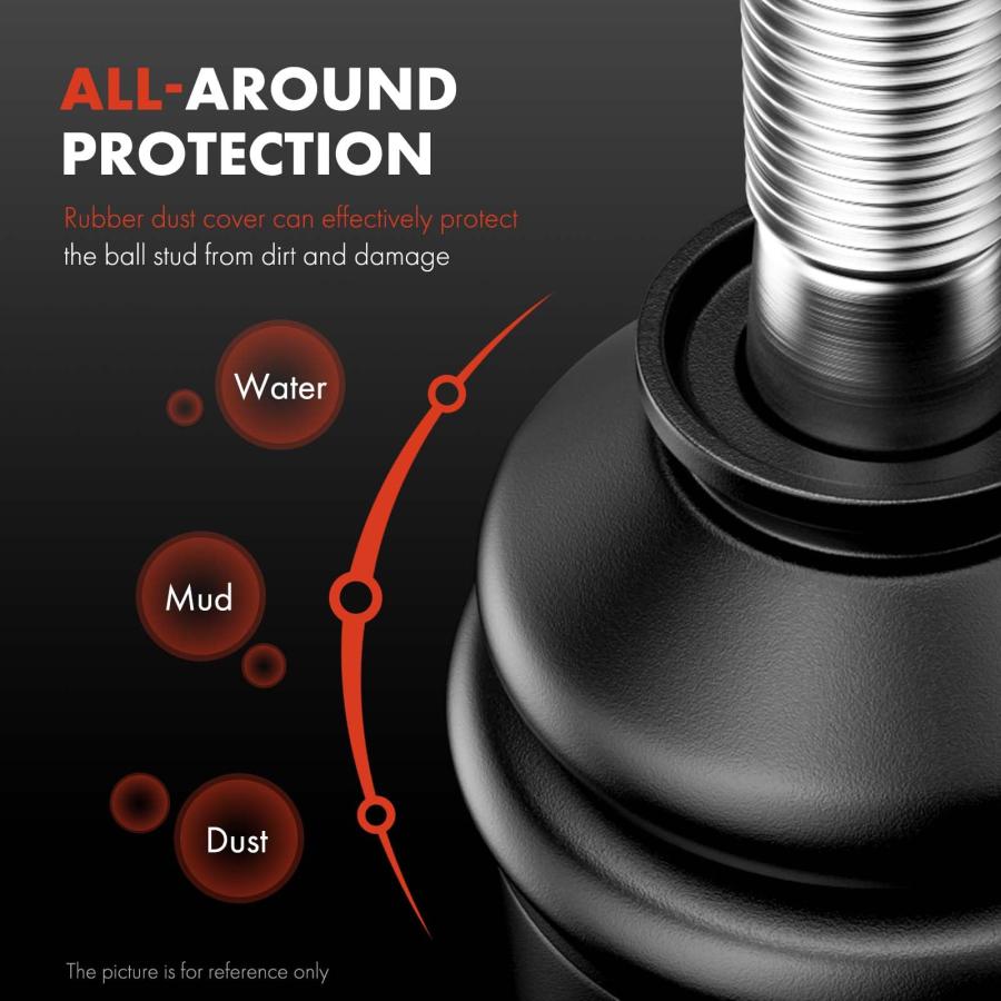 【並行輸入品】 A Premium Set of 4, Front Upper \u0026 Lower Ball Joints Kit, Compatiの画像