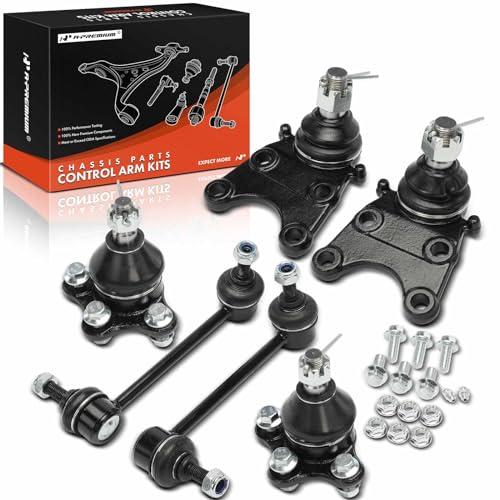 A Premium 6Pcs Front Suspension Kit, Sway Bar Link Upper Lower B 並行輸入品の画像