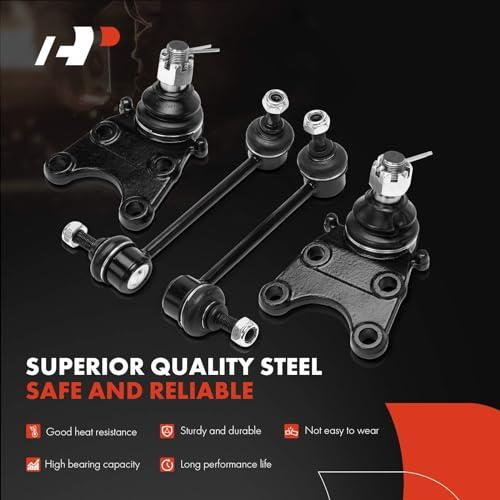 A Premium 6Pcs Front Suspension Kit, Sway Bar Link Upper Lower B 並行輸入品の画像