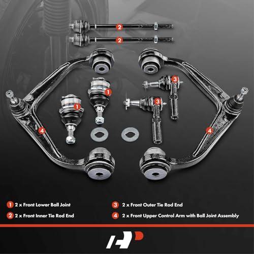 A Premium Set of 8, Upper Control Arm, Lower Ball Joint, Inner O 並行輸入品の画像