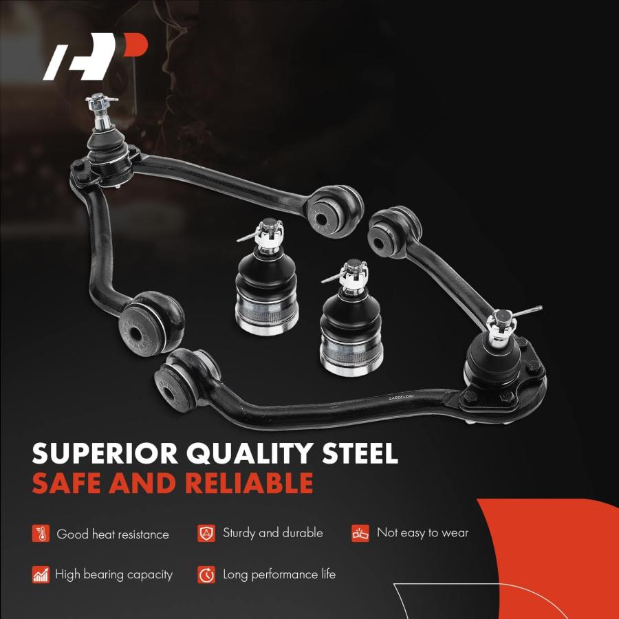 A Premium Set of 6, Front Upper Control Arm, Sway Bar Link, Lowe 並行輸入品の画像