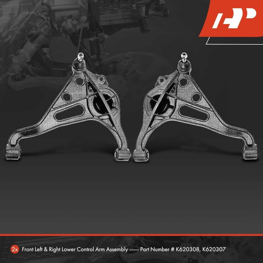 A Premium 2 x Front Lower Control Arm, with Ball Joint & Bushing 並行輸入品の画像