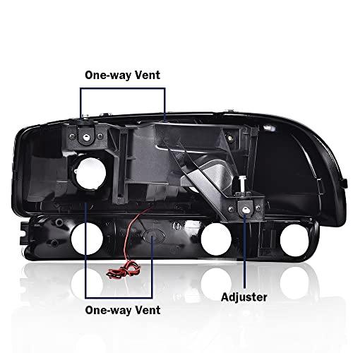 CHEDA LED DRL Headlights Compatible with 1999 2000 2001 2002 200 並行輸入品の画像