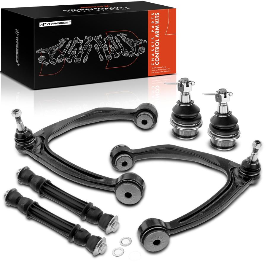 A Premium Set of 6, Front Upper Control Arm, Sway Bar Link, Lowe 並行輸入品の画像