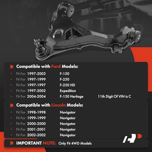 A Premium Front Left Lower Control Arm, with Ball Joint & Bushin 並行輸入品の画像