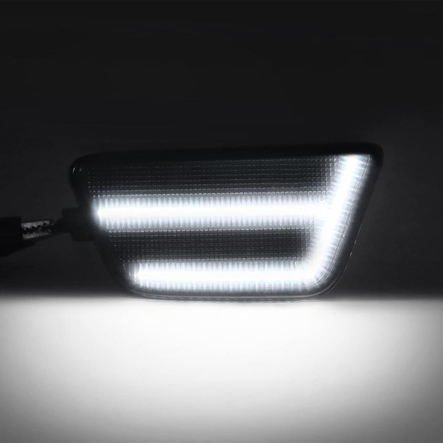 R\u0026F オートスモークレンズ LEDバンパーマーカーライト 交換用 C'hevy Cruze 2011 2012 2013 201 並行輸入品の画像