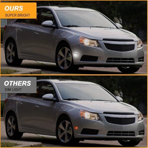 R\u0026F オートスモークレンズ LEDバンパーマーカーライト 交換用 C'hevy Cruze 2011 2012 2013 201 並行輸入品の画像