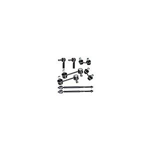 Front Inner Outer Tie Rods + Front and Rear Sway Bar Link Kits 8 並行輸入品_2