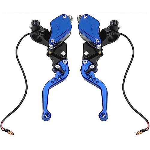 vatkan オートバイブレーキクラッチポンプレバー デュアル油圧マスターシリンダーリザーバーセット 7/8インチ 22mm ピス 並行輸入品_1