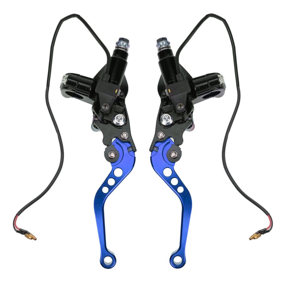 vatkan オートバイブレーキクラッチポンプレバー デュアル油圧マスターシリンダーリザーバーセット 7/8インチ 22mm ピス 並行輸入品_9