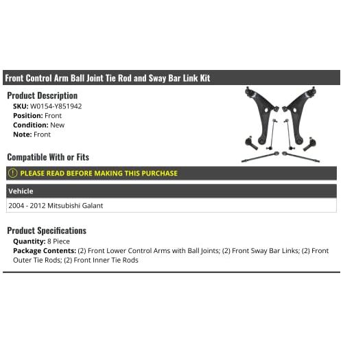 【並行輸入品】 Marketplace Auto Parts Front Lower Control Arm Ball Joint Tie Ro_3