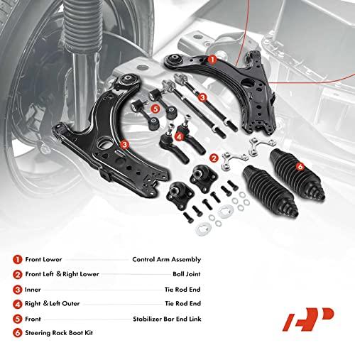 A Premium Set of 12, Front Lower Control Arm, Sway Bar Link, Low 並行輸入品の画像