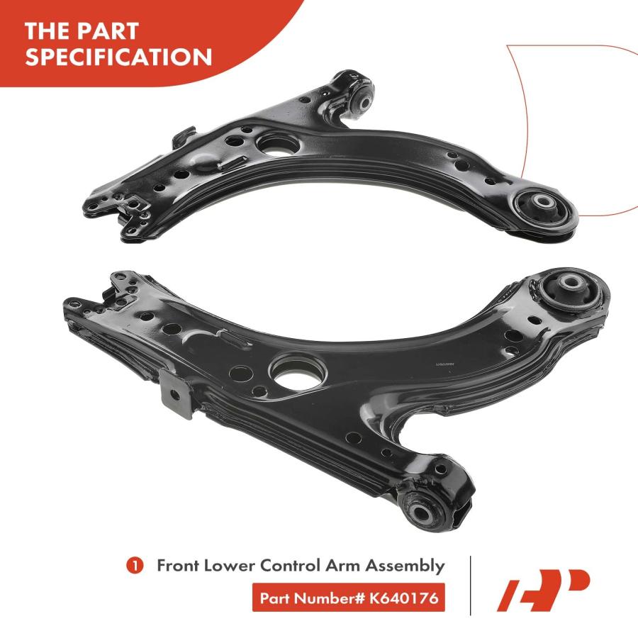 A Premium Set of 12, Front Lower Control Arm, Sway Bar Link, Low 並行輸入品の画像