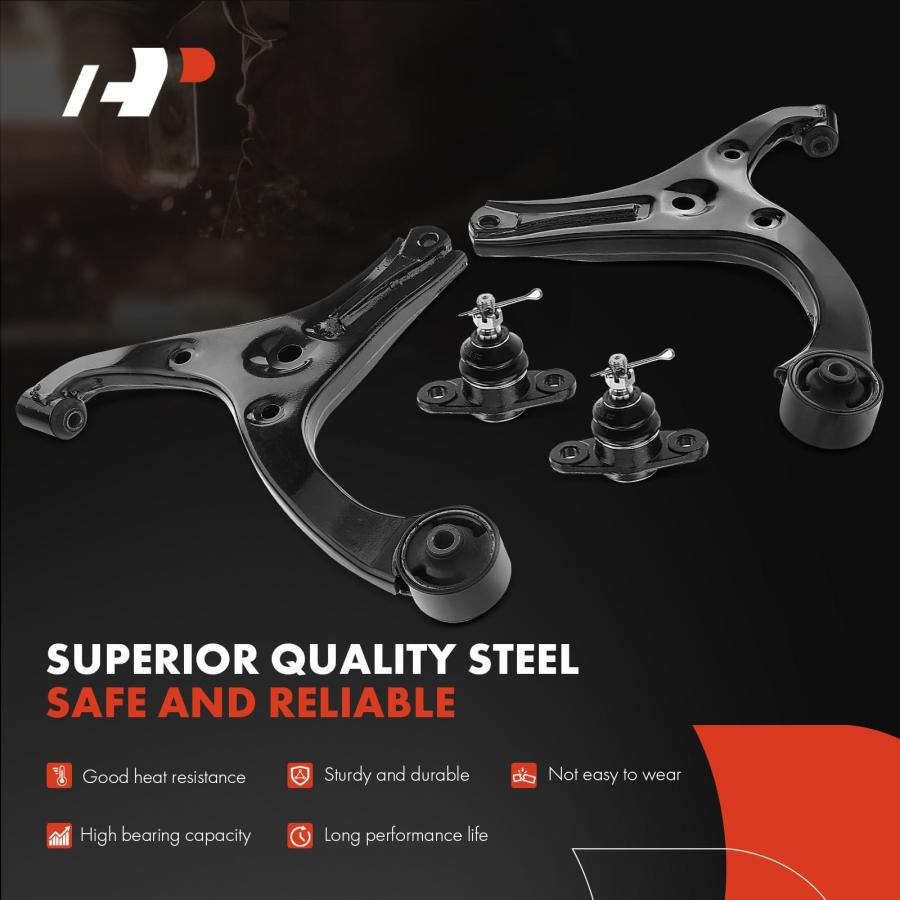 A Premium Set of 8, Front Lower Control Arm, Lower Ball Joint, I 並行輸入品の画像