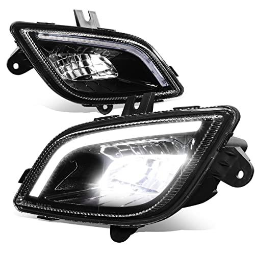【並行輸入品】[フルLED] 3D LED DRL フロントバンパー ドライビングフォグライトランプ Freightliner Cascadia_1