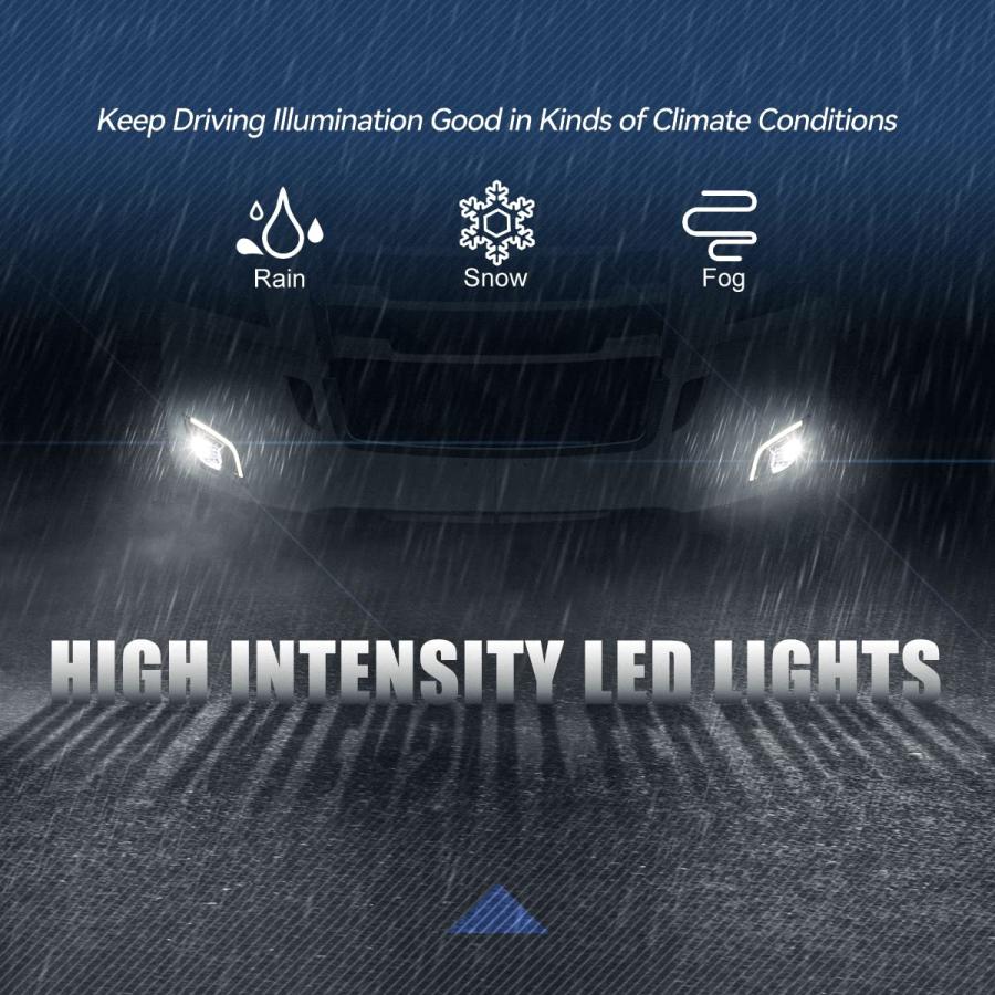 【並行輸入品】[フルLED] 3D LED DRL フロントバンパー ドライビングフォグライトランプ Freightliner Cascadia_9