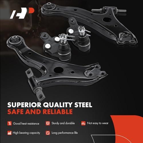 A Premium Set of 6， Front Lower Control Arm， Lower Ball Joint， O 並行輸入品