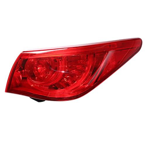 【並行輸入品】TBVECHI リア助手席側テールライト 2014 2017 Infiniti Q50 Q50s対応 アウター右クリアレンズテールの画像
