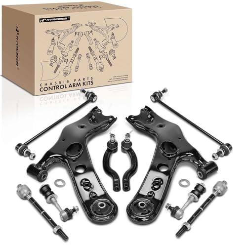 A Premium Set of 10, Front Lower Control Arm, Inner Outer Tie Ro 並行輸入品の画像