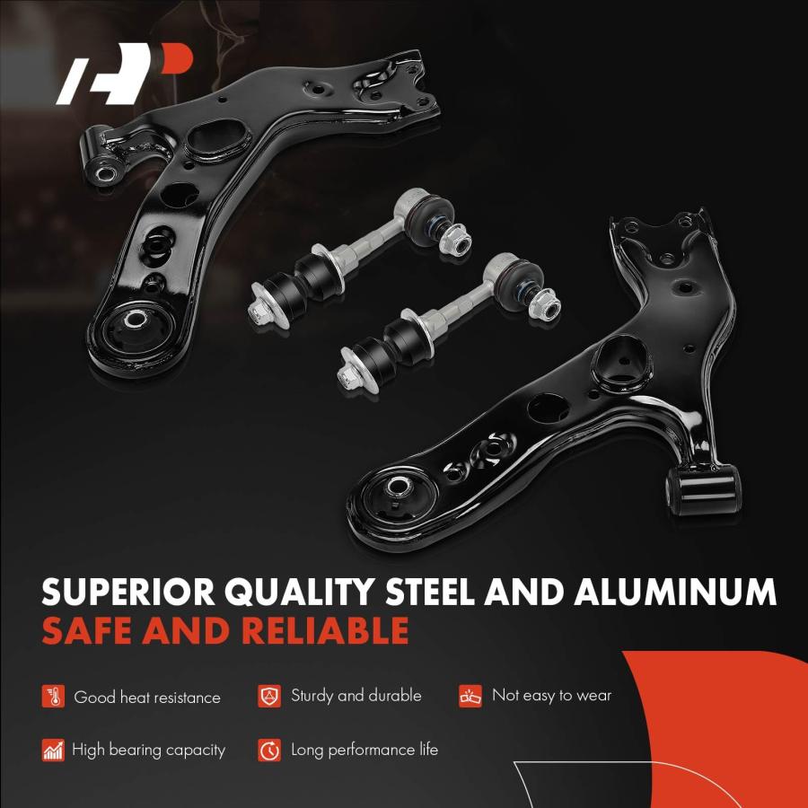A Premium Set of 10, Front Lower Control Arm, Inner Outer Tie Ro 並行輸入品の画像