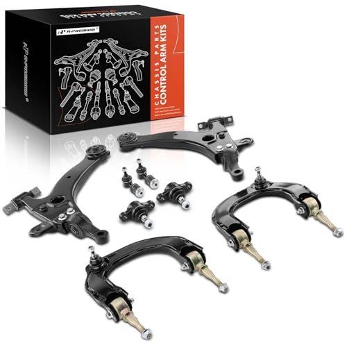 A Premium Set of 8, Front Upper & Lower Control Arm, Sway Bar Li 並行輸入品の画像
