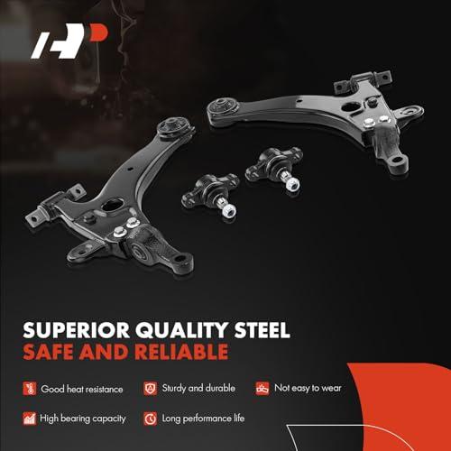 A Premium Set of 8, Front Upper & Lower Control Arm, Sway Bar Li 並行輸入品の画像