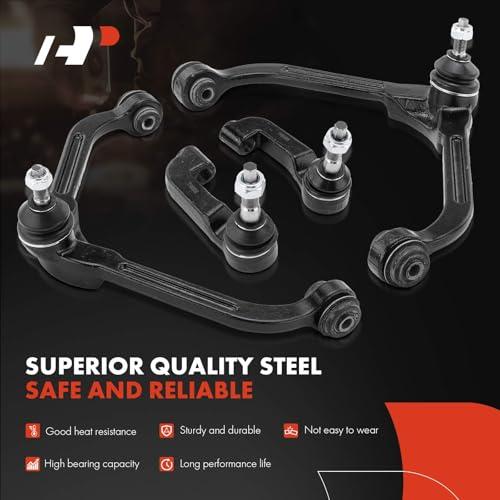 A Premium Set of 6, Front Upper Control Arm, Inner Outer Tie Rod 並行輸入品の画像