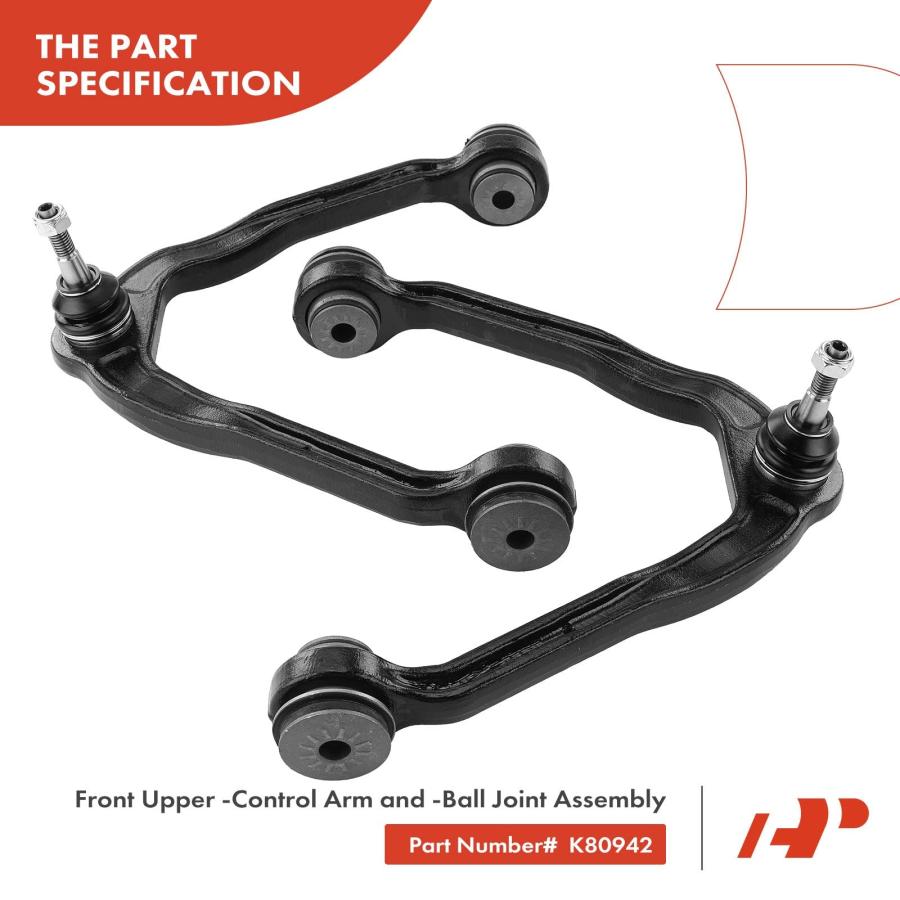A Premium Set of 8, Front Upper Control Arm, Lower Ball Joint, I 並行輸入品の画像
