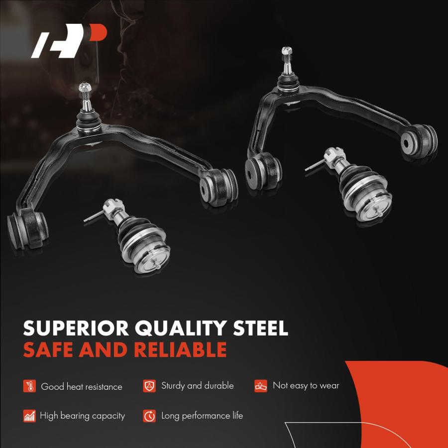 A Premium Set of 12, Upper Control Arm, Ball Joint, Tie Rod End, 並行輸入品の画像