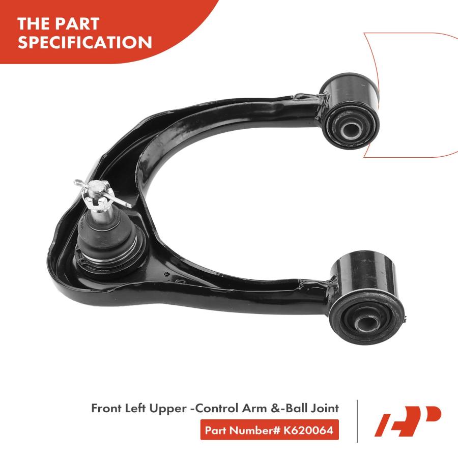 A Premium Set of 6, Front Upper Control Arm, Inner Outer Tie Rod 並行輸入品の画像