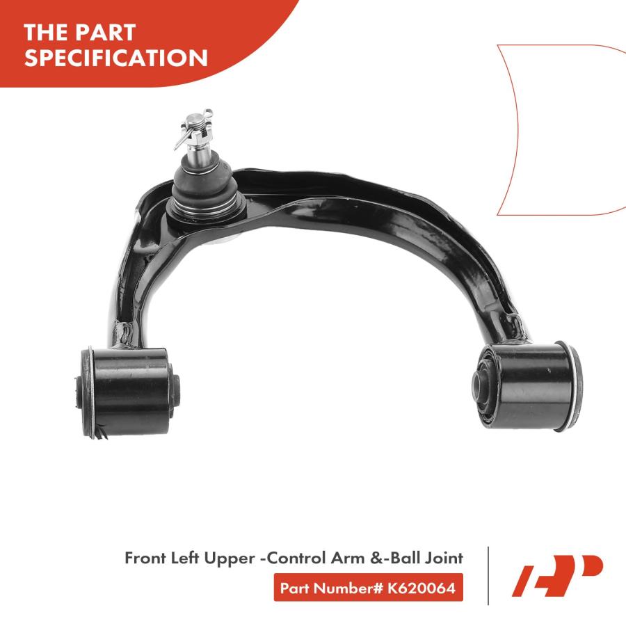 A Premium Set of 6, Front Upper Control Arm, Inner Outer Tie Rod 並行輸入品の画像