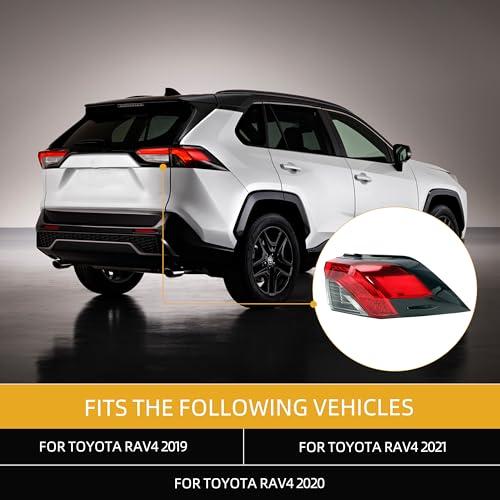 【並行輸入品】リアLEDテールライトアセンブリ、右助手席側アウターブレーキテールランプ、トヨタRAV4 2019 2020 2021 交換用#_4