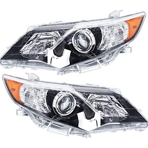 GENRICS ヘッドライトアセンブリ ペア 交換用 2012 2014 トヨタ カムリ SE プロジェクター 左右 ヘッドライト 並行輸入品の画像