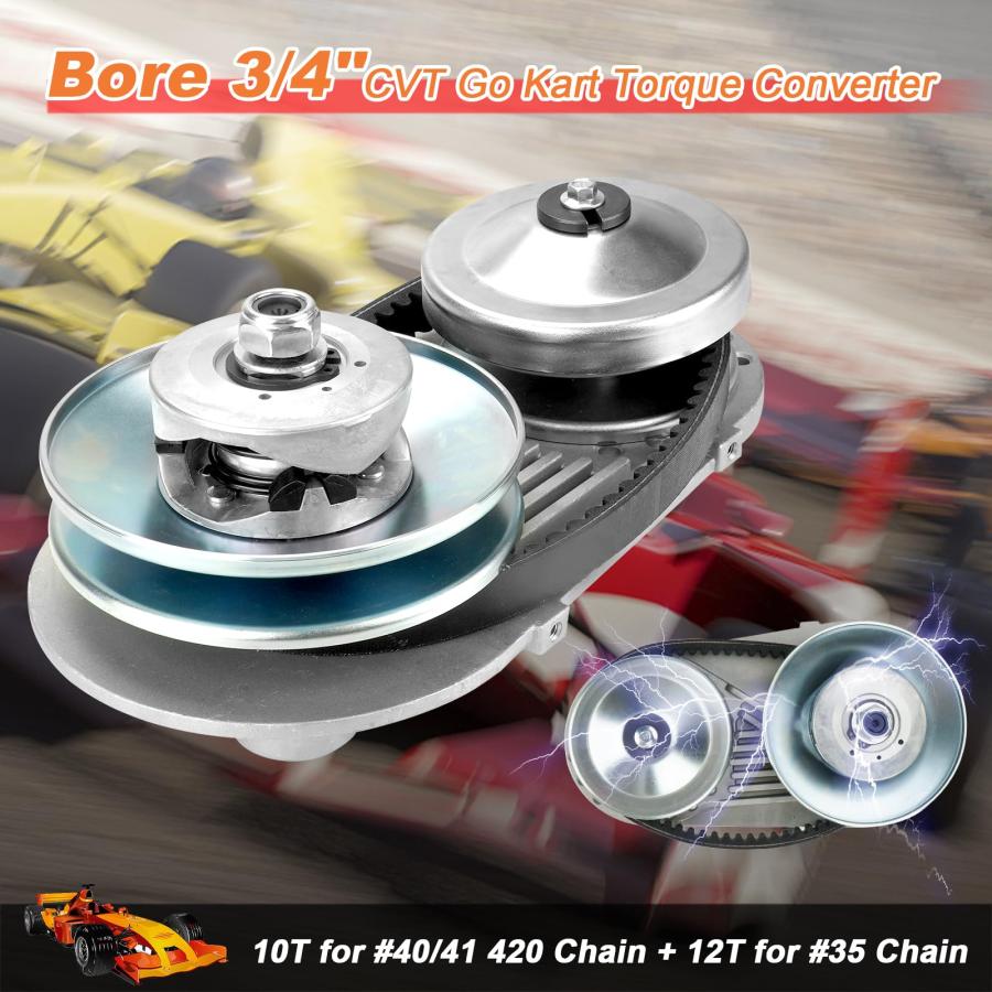 212cc トルクコンバーター 30シリーズ ミニバイク 6.5Hp ゴーカート クラッチ 3/4インチ 10T #40/41/4 並行輸入品_9