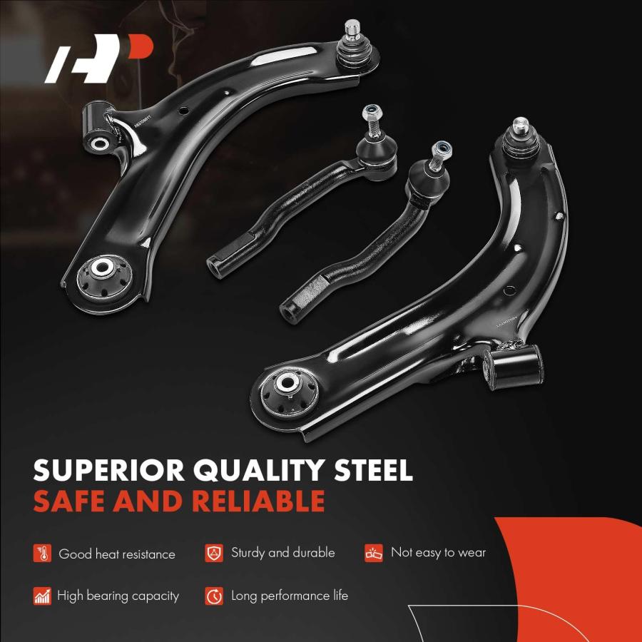 A Premium Set of 8, Front Lower Control Arm Assembly, Sway Bar L 並行輸入品の画像