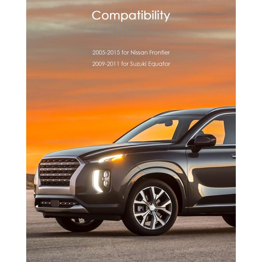 AUPCS フロント&リアコンプリートストラットアセンブリ 日産フロンティア 2005 2015用 ショックとストラット 4個 2 並行輸入品
