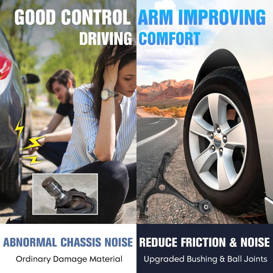 Front Lower Driver Passenager Side Control Arms Fit for Acura TL 並行輸入品_9