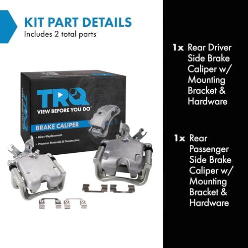 【並行輸入品】TRQ リアブレーキキャリパーセット 2011 2016 ビュイック 2013 2019 シボレーに適合 TRQ Rear Braの画像