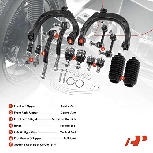 A Premium Set of 14, Upper Control Arm, Sway Bar Link, Inner Out 並行輸入品の画像