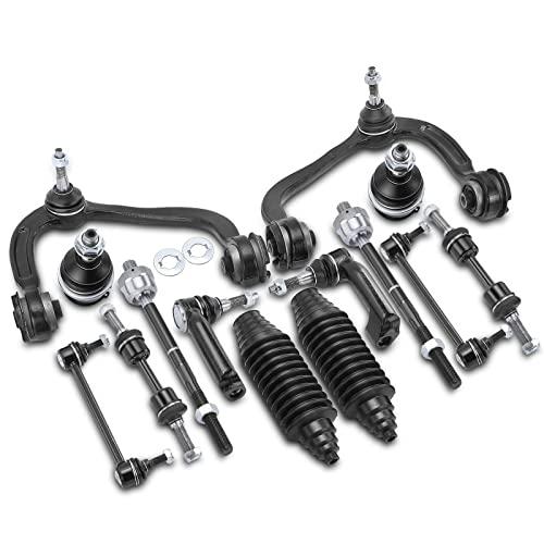 A Premium 14Pcs Suspension Kit, Front Upper Control Arm Lower Ba 並行輸入品の画像