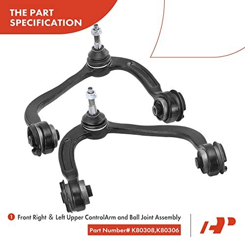 A Premium 14Pcs Suspension Kit, Front Upper Control Arm Lower Ba 並行輸入品の画像