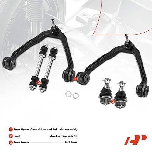 A Premium Set of 6, Front Upper Control Arm, Sway Bar Link, Lowe 並行輸入品の画像