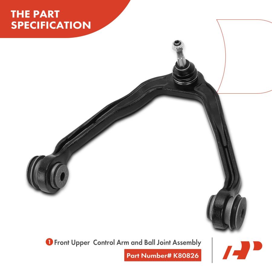 A Premium Set of 6, Front Upper Control Arm, Sway Bar Link, Lowe 並行輸入品の画像