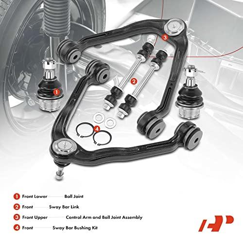 A Premium Set of 6, Front Upper Control Arm, Sway Bar Link, Lowe 並行輸入品の画像