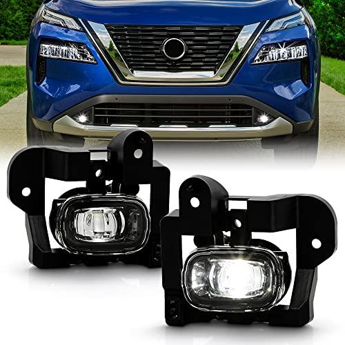ACANII 2021 2022 2023 日産 ローグ LED バンパー フォグライト ドライビングランプ スイッチ付き ペアセ 並行輸入品の画像