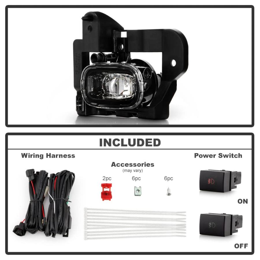 ACANII 2021 2022 2023 日産 ローグ LED バンパー フォグライト ドライビングランプ スイッチ付き ペアセ 並行輸入品の画像
