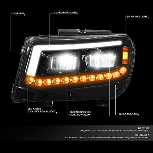 【並行輸入品】?DNA MOTORING HL HAY 029 BK LED DRL シーケンシャル ウインカーヘッドライト ペア 2014 2の画像