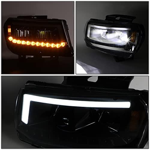 【並行輸入品】?DNA MOTORING HL HAY 029 BK LED DRL シーケンシャル ウインカーヘッドライト ペア 2014 2の画像