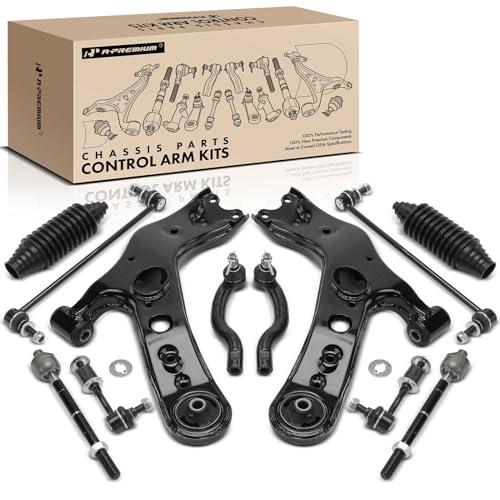A Premium Set of 12, Front Lower Control Arm, Inner & Outer Tie  並行輸入品の画像